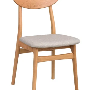 Rodham stol ek/grå-beige