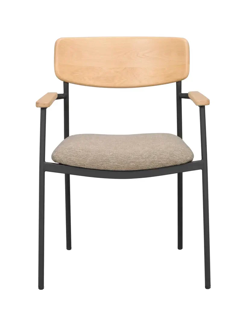 Maymont Karmstol Ek/mörkbeige/svart - Bild 2
