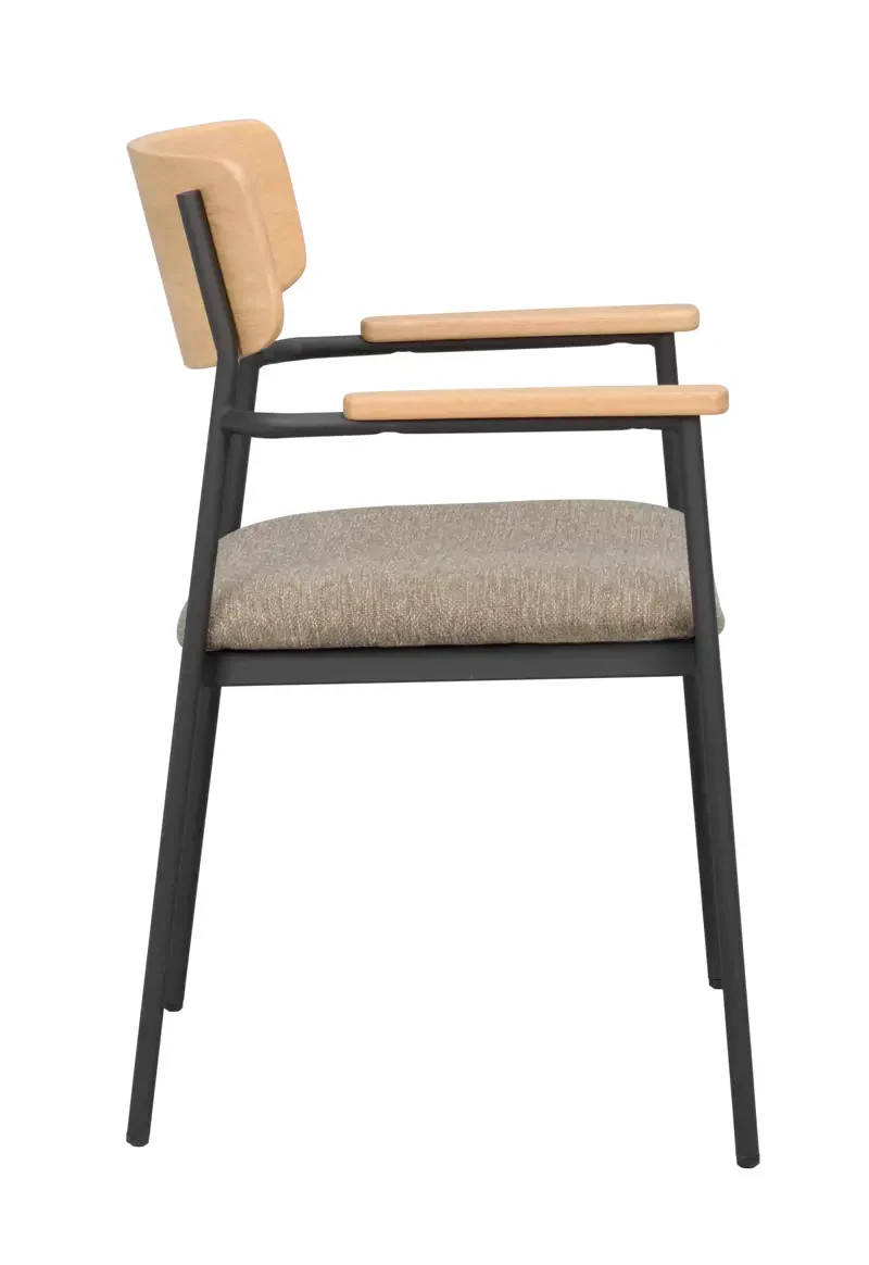 Maymont Karmstol Ek/mörkbeige/svart - Bild 9